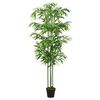 vidaXL Kunstig bambustre 240 blader 80 cm gr&oslash;nn