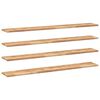vidaXL Flytende hyller 4 stk 120x20x2 cm oljebehandlet heltre akasie