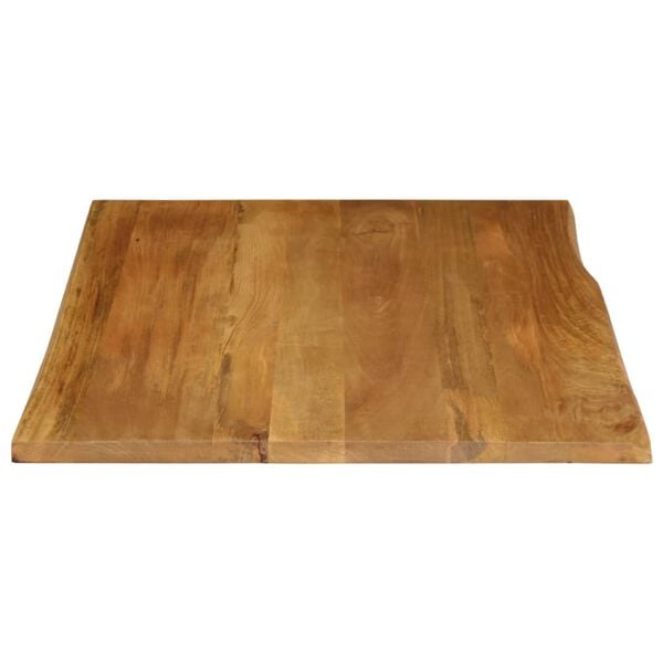vidaXL Bordplate 100x80x2,5 cm naturlig kant heltre mango