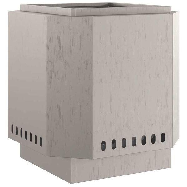 vidaXL Røykfri ildsted Brun 48 x 48 x 51 cm Stål