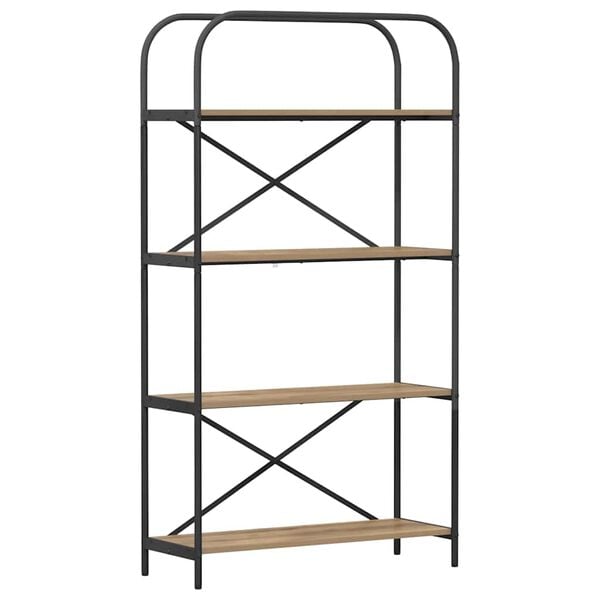 vidaXL Bokhylle Artisan Eik 80 x 30 x 146 cm Konstruert tre