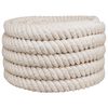 vidaXL Jute tau 60 mm Hvit 100% Tossa jute