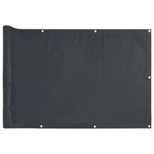 vidaXL Balkongskjerm antrasitt 300x75 cm PVC