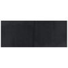 vidaXL Teppe rektangulært svart 80x200 cm bambus