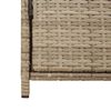 vidaXL Putekasse beige 83x45x76 cm polyrotting