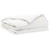 vidaXL Dyne FULDA 140 x 220 cm Sommer 100 GSM 90% Gjess Dun Hvit