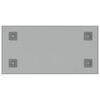 vidaXL Veggmontert magnettavle hvit 60x30 cm herdet glass