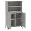 vidaXL Highboard betonggrå 60x36x110 cm konstruert tre