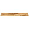 vidaXL Bordplate 100x40x2,5 cm naturlig kant grovt heltre mangotre