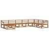 vidaXL Utend&oslash;rs sofa-sett 8 pcs Naturlig Solid akasietre