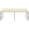 vidaXL Veggmontert paviljong 6x3x2,5 m kremhvit