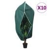 vidaXL Plantefleecetrekk med glidel&aring;s 10 stk 70 g/m&sup2; 1,55x1,55 m