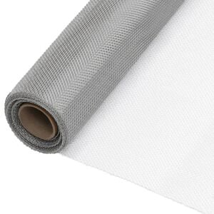 vidaXL Nettingskjerm rustfritt st&aring;l 60x2000 cm s&oslash;lv