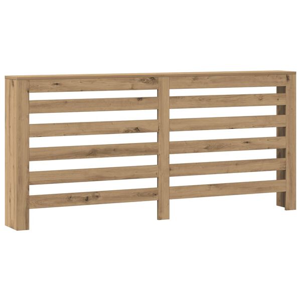 vidaXL Radiatordeksel artisan eik 175x20x82 cm konstruert tre
