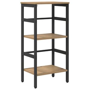 vidaXL Bokhylle Artisan Eik 40 x 29,5 x 81 cm Konstruert tre