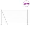 vidaXL Gjerdep&aring;le s&oslash;lv 50 x 1,2 m (25 mm mesh) St&aring;l