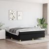 vidaXL Boxspring-sengeramme boksfj&aelig;r svart 180x200 cm Super King stoff