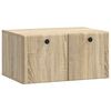 vidaXL Vegghengt TV skap 59,5 x 41 x 30 cm Sonoma eik Konstruert tre