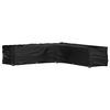vidaXL L-formet hagem&oslash;beltrekk 20 maljer 300x300x70 cm