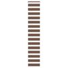 vidaXL Sebragardin brun 40x230 cm stoff bredde 35,9 cm polyester