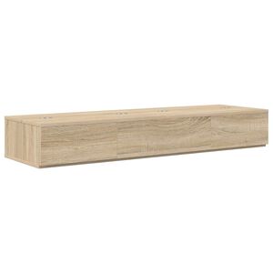 vidaXL Studiobord Sonoma eik 152 x 40 x 19,5 cm Konstruert tre