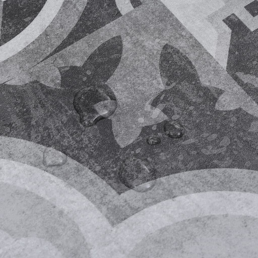 vidaXL PVC gulvplanker 4,46 m² 3 mm selvklebende grått mønster