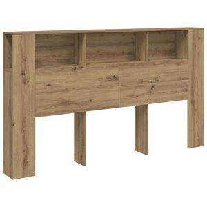 vidaXL Hodegavl artisan eik 180x18,5x102,5 cm konstruert tre