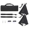 vidaXL Belysningssett for fotostudio med fotobord