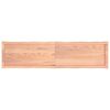 vidaXL Bordplate lysebrun 160x40x(2-4)cm behandlet heltre naturlig