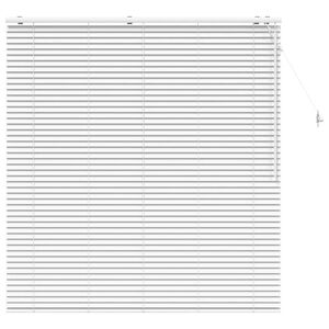 vidaXL Venetiansk persienne Hvit 155 x 160 cm 35 mm