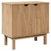 vidaXL Skap for gang OTTA 75x40x75 cm heltre furu