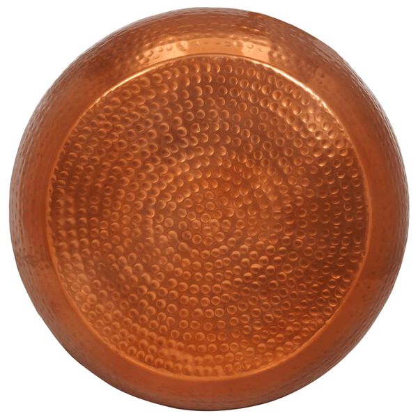 vidaXL Salongbord messing Ø55x28 cm aluminium