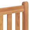 vidaXL 7-delers hagespisesett 140x80 cm heltre teak