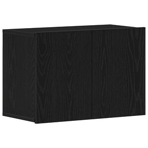 vidaXL TV-skap svart eik 60x30x41 cm konstruert tre