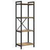 vidaXL Bokhylle 40 x 30 x 119 cm Konstruert tre Artisan Eik