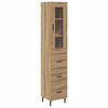 vidaXL H&oslash;yskap Artisan Eik 34,5 x 34 x 180 cm Konstruert tre
