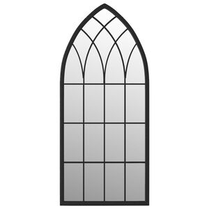 vidaXL Speil svart 100x45 cm for innend&oslash;rs bruk jern
