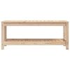 vidaXL Hagebenk 108x35x45 cm heltre furu