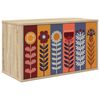 vidaXL Vegghengt TV-skap ESSEN 69 x 33 x 40 cm Sonoma eik