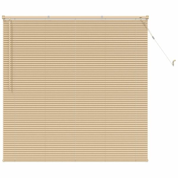 vidaXL Venetiansk persienne Lys Brun med M&oslash;nster 150 x 130 cm PVC