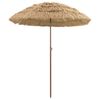 vidaXL Hageparasol Naturlig 160 x 160 x 196 cm