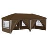 vidaXL Pop-up Festtelt 575 x 288 x 245 cm Gr&aring;brun