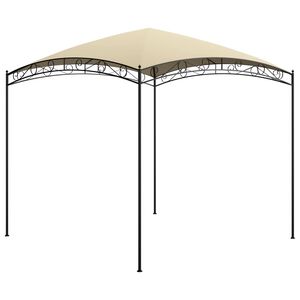 vidaXL Paviljong 3x3x2,65 m kremhvit 180 g/m&sup2;
