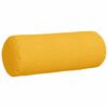 vidaXL Bolster puter 2 pcs Lys Gul Ø 25 x 70 cm Corduroy stoff
