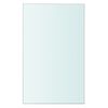vidaXL Hyllepanel klart glass 20x12 cm