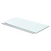 vidaXL Hyllepaneler 2 stk klart glass 60x25 cm