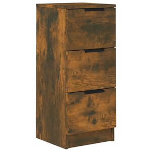 vidaXL Skjenk r&oslash;kt eik 30x30x70 cm konstruert tre