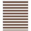 vidaXL Sebragardin brun 125x150 cm stoff bredde 120,9 cm polyester
