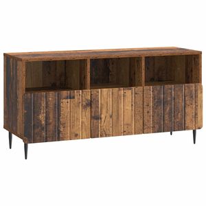 vidaXL TV-skap med skuff Gammelt tre 102 x 34,5 x 50 cm Konstruert tre