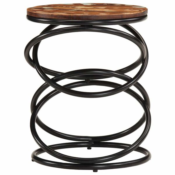 vidaXL Endebord 40x40x52 cm gjenvunnet heltre